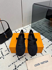 Kitlife Louis Vuitton Romy Ballet Flats Black - 1