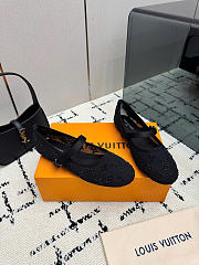 Kitlife Louis Vuitton Romy Ballet Flats Black - 3