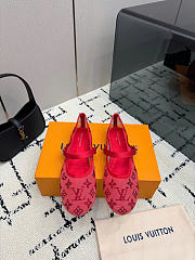 Kitlife Louis Vuitton Romy Ballet Flats Red - 1
