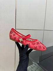 Kitlife Louis Vuitton Romy Ballet Flats Red - 5