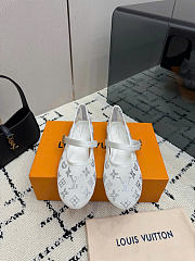 Kitlife Louis Vuitton Romy Ballet Flats White - 1