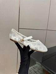 Kitlife Louis Vuitton Romy Ballet Flats White - 5