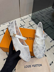 Kitlife Louis Vuitton Romy Ballet Flats White - 3