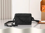 Kitlife Louis Vuitton Mini Soft Trunk Bag Black Taurillon Leather M55702 18.5x13x8cm - 1