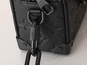 Kitlife Louis Vuitton Mini Soft Trunk Bag Black Taurillon Leather M55702 18.5x13x8cm - 3