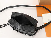 Kitlife Louis Vuitton Mini Soft Trunk Bag Black Taurillon Leather M55702 18.5x13x8cm - 4