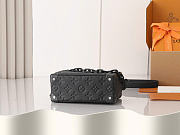 Kitlife Louis Vuitton Mini Soft Trunk Bag Black Taurillon Leather M55702 18.5x13x8cm - 2