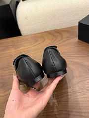 Kitlife Chanel 26B Button Mary Janes Shoes Black - 5