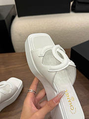 Kitlife Chanel 26SS Heeled Sandals White 50mm - 3