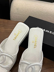 Kitlife Chanel 26SS Heeled Sandals White 50mm - 4