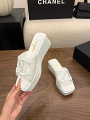 Kitlife Chanel 26SS Heeled Sandals White 50mm - 5