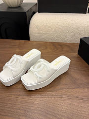Kitlife Chanel 26SS Heeled Sandals White 50mm - 6