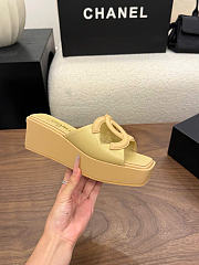 Kitlife Chanel 26SS Heeled Sandals Beige 50mm - 5