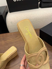 Kitlife Chanel 26SS Heeled Sandals Beige 50mm - 4