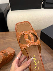 Kitlife Chanel 26SS Heeled Sandals Brown 50mm - 6