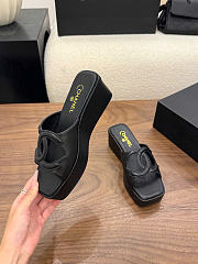 Kitlife Chanel 26SS Heeled Sandals Black 50mm - 4