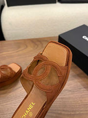 Kitlife Chanel 26SS Heeled Sandals Brown Suede 50mm - 5