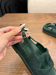 Kitlife Chanel 2026 Sandals Green Suede - 6