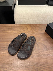 Kitlife Chanel 2026 Sandals Dark Brown Suede - 1