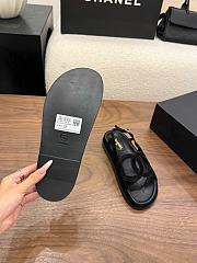 Kitlife Chanel 2026 Sandals Black Suede - 3