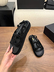 Kitlife Chanel 2026 Sandals Black Suede - 2