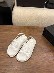 Kitlife Chanel 2026 Sandals White Leather - 1