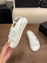 Kitlife Chanel 2026 Sandals White Leather - 3