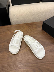 Kitlife Chanel 2026 Sandals White Leather - 4