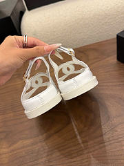 Kitlife Chanel 2026 Sandals White Leather - 5