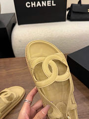 Kitlife Chanel 2026 Sandals Beige Leather - 5