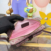 Kitlife Louis Vuitton Juliette Monogram Mini Bag Pink Denim M92219 22x5x13cm - 6