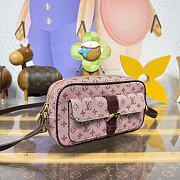 Kitlife Louis Vuitton Juliette Monogram Mini Bag Pink Denim M92219 22x5x13cm - 5