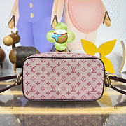 Kitlife Louis Vuitton Juliette Monogram Mini Bag Pink Denim M92219 22x5x13cm - 3