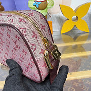 Kitlife Louis Vuitton Juliette Monogram Mini Bag Pink Denim M92219 22x5x13cm - 2