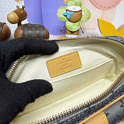 Kitlife Louis Vuitton Juliette Monogram Mini Bag Gray Denim &Yellow Leather M92004 22x5x13cm - 5
