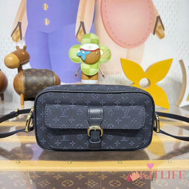 Kitlife Louis Vuitton Juliette Monogram Mini Bag Dark Blue Denim M92216 22x5x13cm - 1