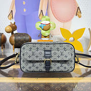 Kitlife Louis Vuitton Juliette Monogram Mini Bag Gray Denim M92217 22x5x13cm - 1