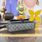 Kitlife Louis Vuitton Juliette Monogram Mini Bag Gray Denim M92217 22x5x13cm - 6