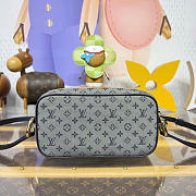 Kitlife Louis Vuitton Juliette Monogram Mini Bag Gray Denim M92217 22x5x13cm - 5
