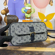 Kitlife Louis Vuitton Juliette Monogram Mini Bag Gray Denim M92217 22x5x13cm - 4
