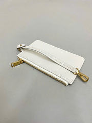 Kitlife Miu Miu Embroidered Mesh Top-handle Bag White 19.5×14×9cm - 4
