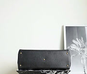 Kitlife Chanel Large Shopping Tote Black Leather 36x46x20cm - 6