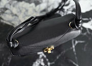 Kitlife Chanel Mini V-Flap Hobo Bag Black 16x22x7.8cm - 4
