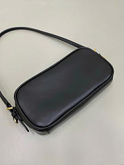 Kitlife Miu Miu Black Leather Pouch 22×13×10.5cm - 5