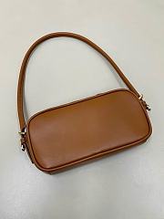 Kitlife Chanel Mini V-Flap Hobo Bag Brown 16x22x7.8cm - 4