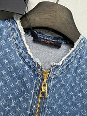 Kitlife Louis Vuitton Monogram Blue Denim Dress  - 5