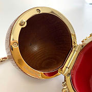 Kitlife Chanel Acorn Minaudiere Bag Wood, Strass & Gold-Tone Metal  Brown & Golden 17x7x7cm - 6