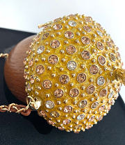 Kitlife Chanel Acorn Minaudiere Bag Wood, Strass & Gold-Tone Metal  Brown & Golden 17x7x7cm - 2
