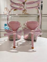 Kitlife Rene Caovilla Cleo Sandals Light Pink 100mm - 2