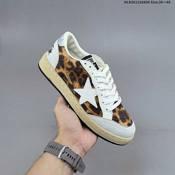 Kitlife Golden Goose True Star 25s Sneakers Leopard Printed 